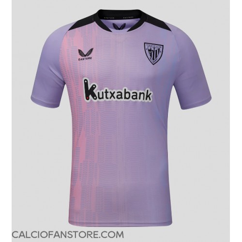 Maglia Calcio Athletic Bilbao Terza Divisa 2024-25 Manica Corta